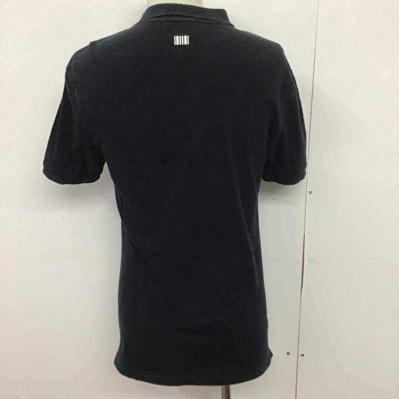 バーバリーブラックレーベル BURBERRY BLACK LABEL ポロシャツ 半袖 BMV31-639-09 2 ワンポイント 黒 / ブラック / メンズ USED 古着 中古 10086496