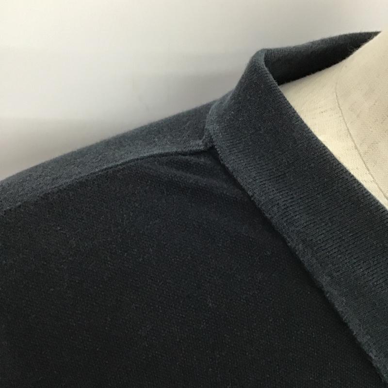 バーバリーブラックレーベル BURBERRY BLACK LABEL ポロシャツ 半袖 BMV31-639-09 2 ワンポイント 黒 / ブラック / メンズ USED 古着 中古 10086496