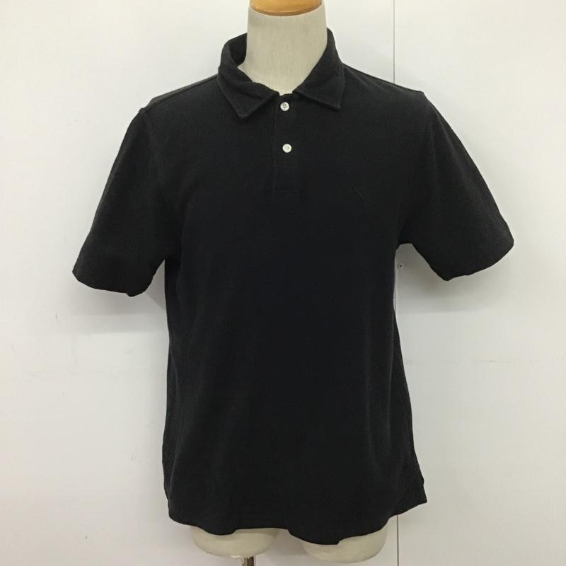 サタデーズサーフニューヨークシティー SATURDAYS SURF NYC ポロシャツ 半袖 S ワンポイント 黒 / ブラック / メンズ USED 古着 中古 10086498