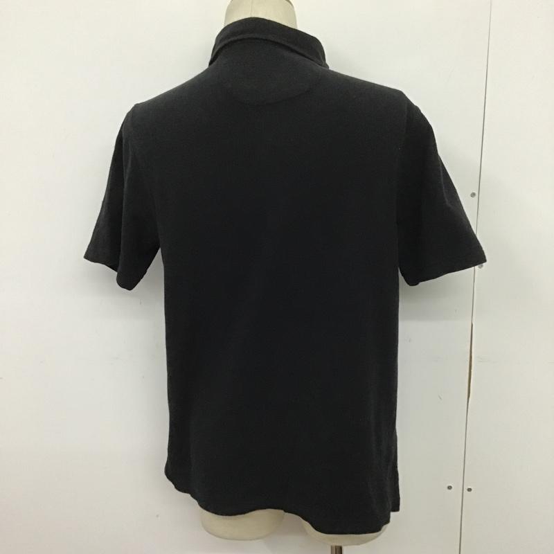 サタデーズサーフニューヨークシティー SATURDAYS SURF NYC ポロシャツ 半袖 S ワンポイント 黒 / ブラック / メンズ USED 古着 中古 10086498