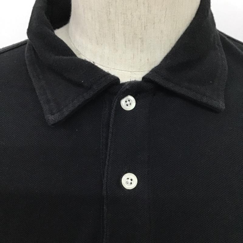 サタデーズサーフニューヨークシティー SATURDAYS SURF NYC ポロシャツ 半袖 S ワンポイント 黒 / ブラック / メンズ USED 古着 中古 10086498