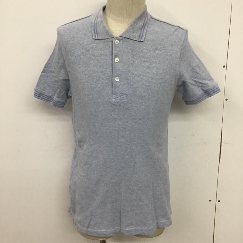 ビームス BEAMS ポロシャツ 半袖 42-02-0127-856 S 無地 水色 / ライトブルー / メンズ USED 古着 中古 10086501