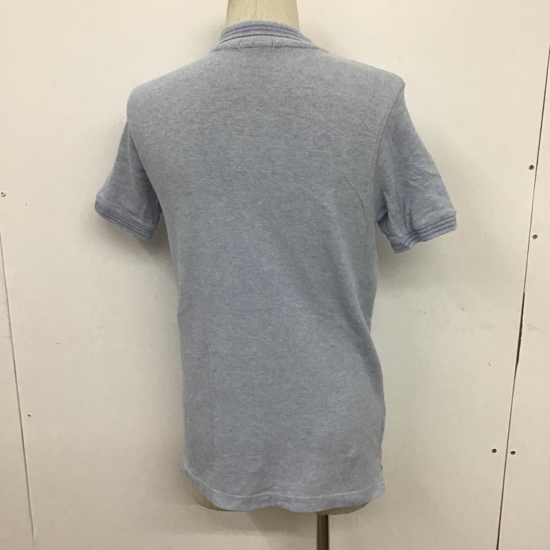 ビームス BEAMS ポロシャツ 半袖 42-02-0127-856 S 無地 水色 / ライトブルー / メンズ USED 古着 中古 10086501