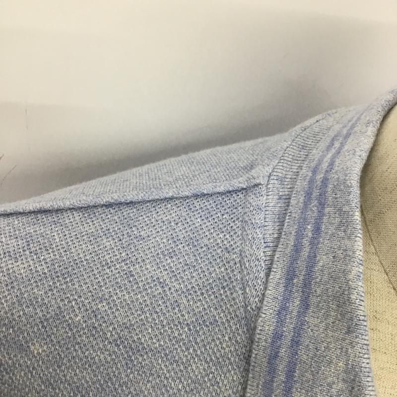 ビームス BEAMS ポロシャツ 半袖 42-02-0127-856 S 無地 水色 / ライトブルー / メンズ USED 古着 中古 10086501