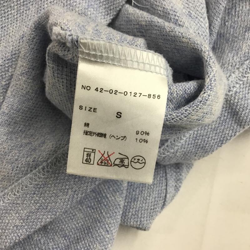 ビームス BEAMS ポロシャツ 半袖 42-02-0127-856 S 無地 水色 / ライトブルー / メンズ USED 古着 中古 10086501