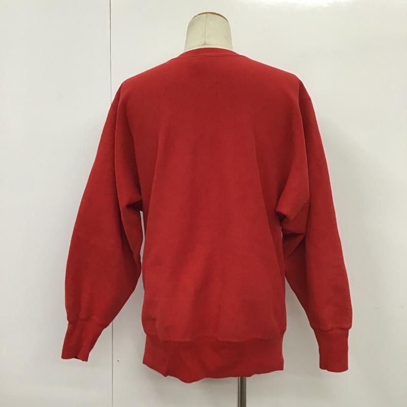 チャンピオン Campion トレーナー 長袖 XL 無地 赤 / レッド / メンズ USED 古着 中古 10086537