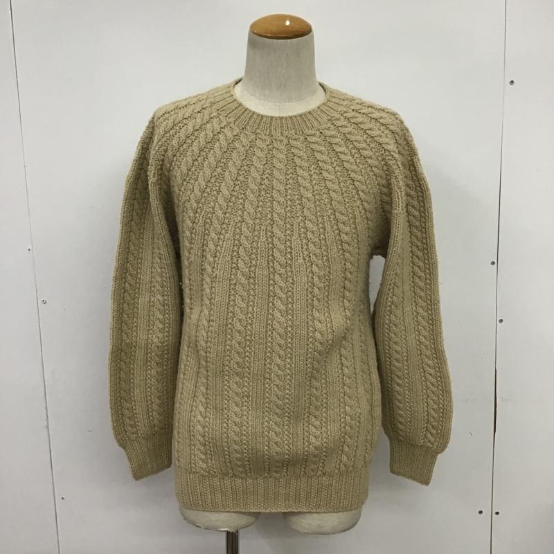 古着 USED ニット、セーター 長袖 cartle arche FREE 無地 アイボリー / アイボリー / メンズ USED 古着 中古 10086542