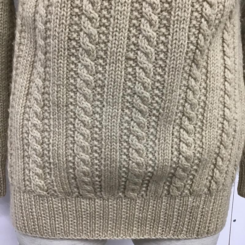 古着 USED ニット、セーター 長袖 cartle arche FREE 無地 アイボリー / アイボリー / メンズ USED 古着 中古 10086542