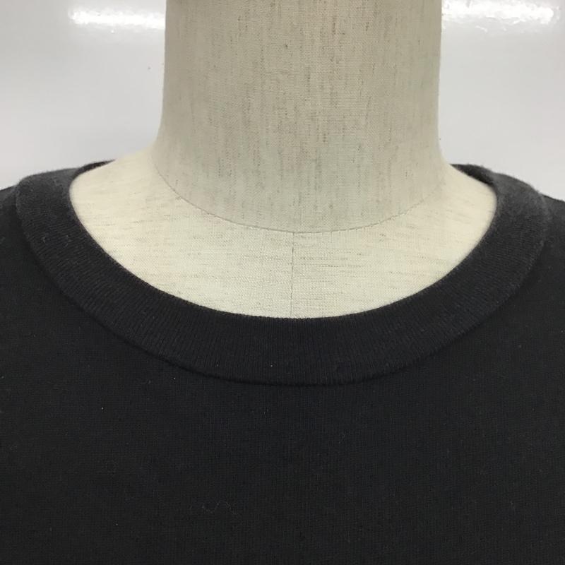 チャンピオン Champion Tシャツ 長袖 L 無地 黒 / ブラック / メンズ USED 古着 中古 10086551