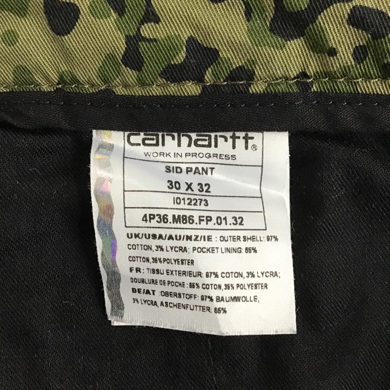 カーハート Carhartt パンツ ワークパンツ、ペインターパンツ 30インチ 総柄 マルチカラー / マルチカラー / メンズ USED 古着 中古 10086595