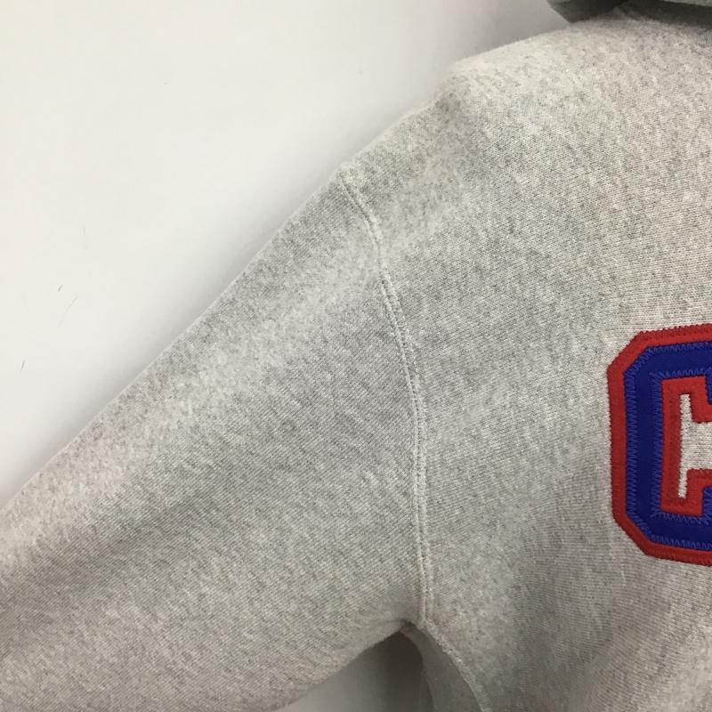 チャンピオン Campion パーカー 長袖 c8-g144 UNDFTD HOODED PARKA L 無地 灰 / グレー / メンズ USED 古着 中古 10086604