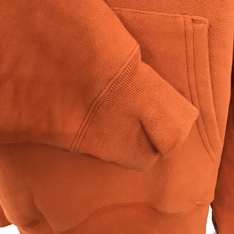 チャンピオン Campion パーカー 長袖 フーディ XL 無地 橙 / オレンジ / メンズ USED 古着 中古 10086674
