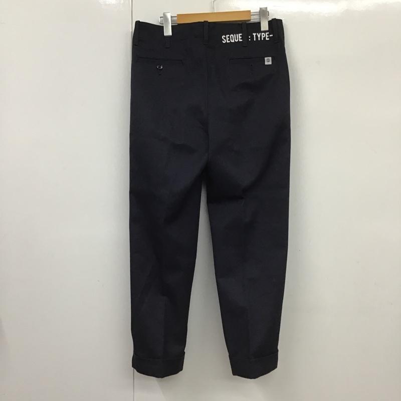 シークエル SEQUEL パンツ スラックス M 無地 紺 / ネイビー / メンズ USED 古着 中古 10086723