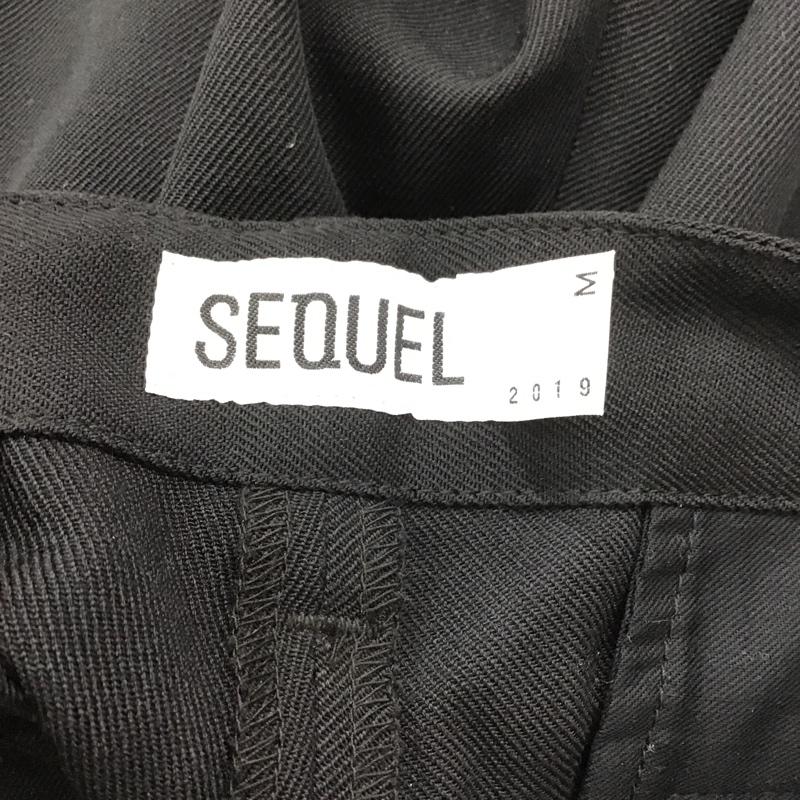 シークエル SEQUEL パンツ スラックス M 無地 黒 / ブラック / メンズ USED 古着 中古 10086725