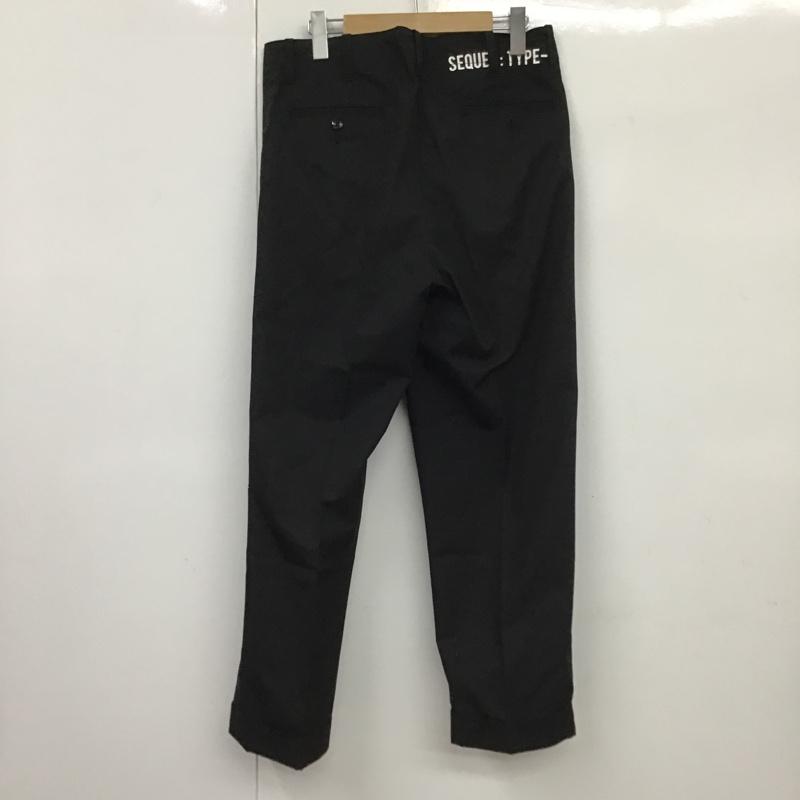 シークエル SEQUEL パンツ スラックス M 無地 黒 / ブラック / メンズ USED 古着 中古 10086728
