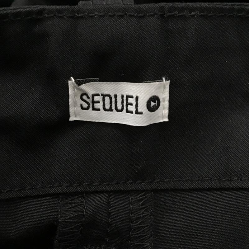 シークエル SEQUEL パンツ スラックス M 無地 黒 / ブラック / メンズ USED 古着 中古 10086728