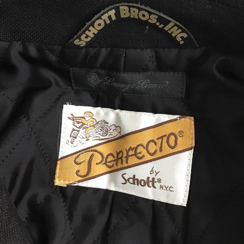 ラウンジリザード LOUNGE LIZARD コート ピーコート SCH 53064327 SCHOTT 1 無地 黒 / ブラック / メンズ USED 古着 中古 10086740