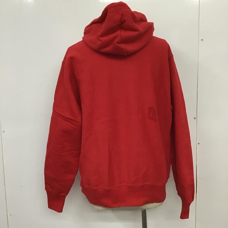チャンピオン Campion パーカー 長袖 フーディ M 無地 赤 / レッド / メンズ USED 古着 中古 10086743