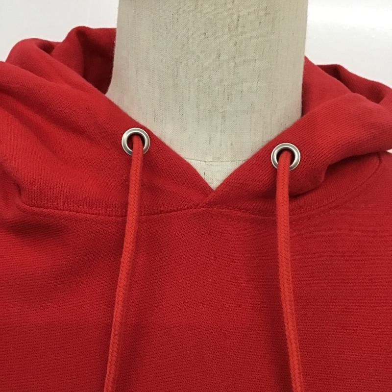 チャンピオン Campion パーカー 長袖 フーディ M 無地 赤 / レッド / メンズ USED 古着 中古 10086743