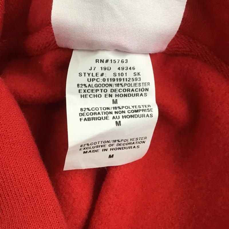 チャンピオン Campion パーカー 長袖 フーディ M 無地 赤 / レッド / メンズ USED 古着 中古 10086743