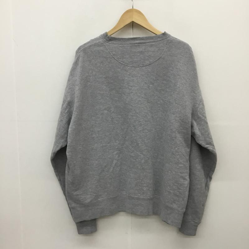 カルヴァン クライン ジーンズ Calvin Klein Jeans トレーナー 長袖 90s 刺繍 スウェット L ロゴ、文字 X 刺繍 灰 / グレー / メンズ USED 古着 中古 10086747
