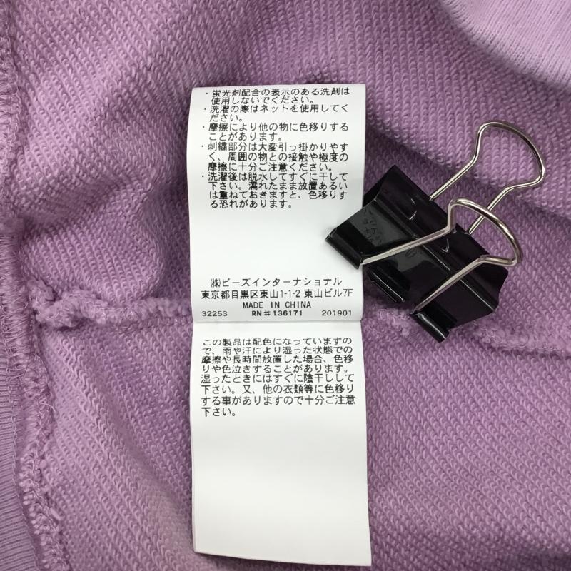 エクストララージ XLARGE パーカー 長袖 刺繍 プルオーバー M ロゴ、文字 X 刺繍 桃 / ピンク / X ベージュ / ベージュ / メンズ USED 古着 中古 10086763