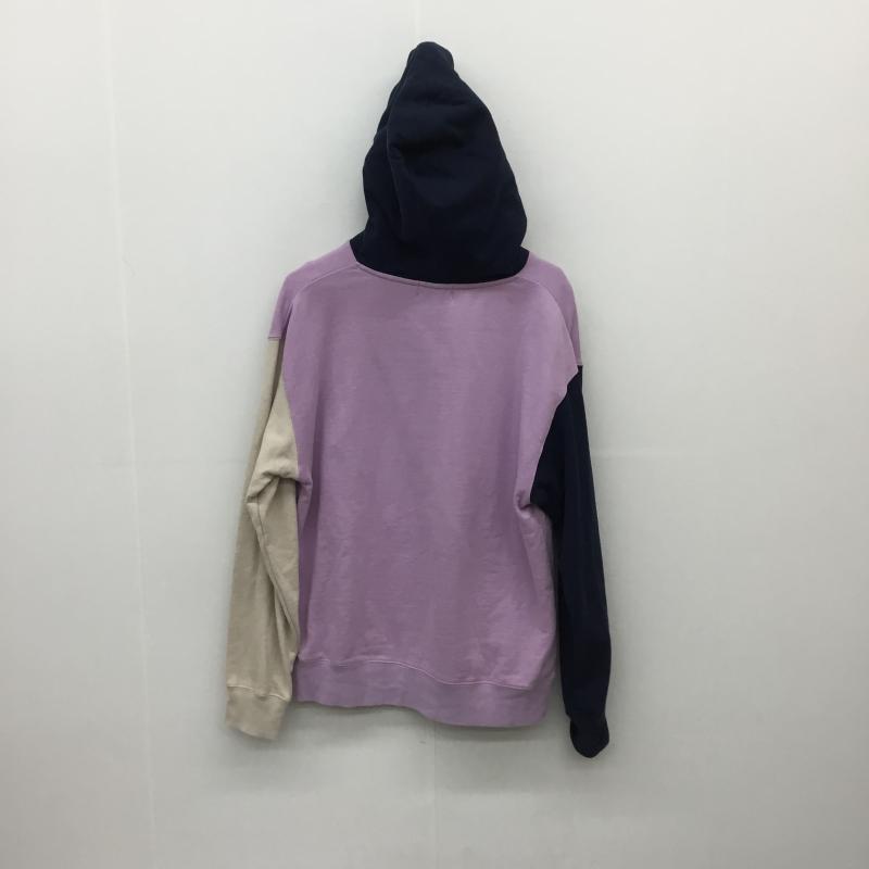 エクストララージ XLARGE パーカー 長袖 刺繍 プルオーバー M ロゴ、文字 X 刺繍 桃 / ピンク / X ベージュ / ベージュ / メンズ USED 古着 中古 10086763