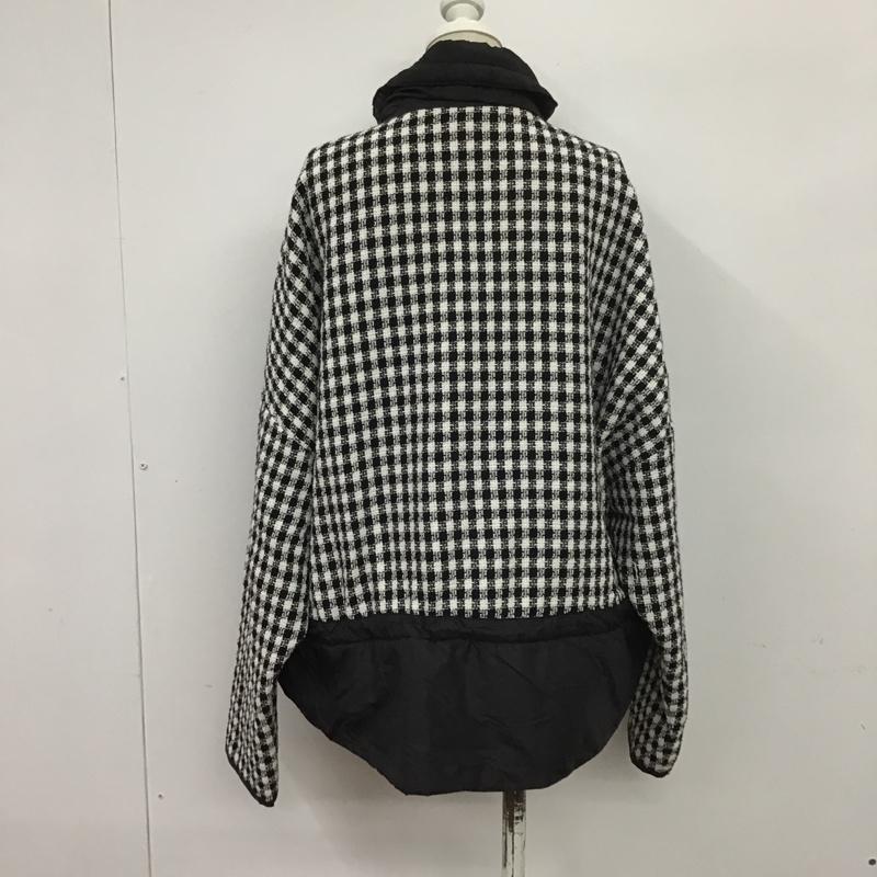 ザラ ZARA ジャケット、上着 ジャケット、ブレザー 2674 400 064 ツイード XS チェック 白 / ホワイト / X 黒 / ブラック / レディース USED 古着 中古 10086802