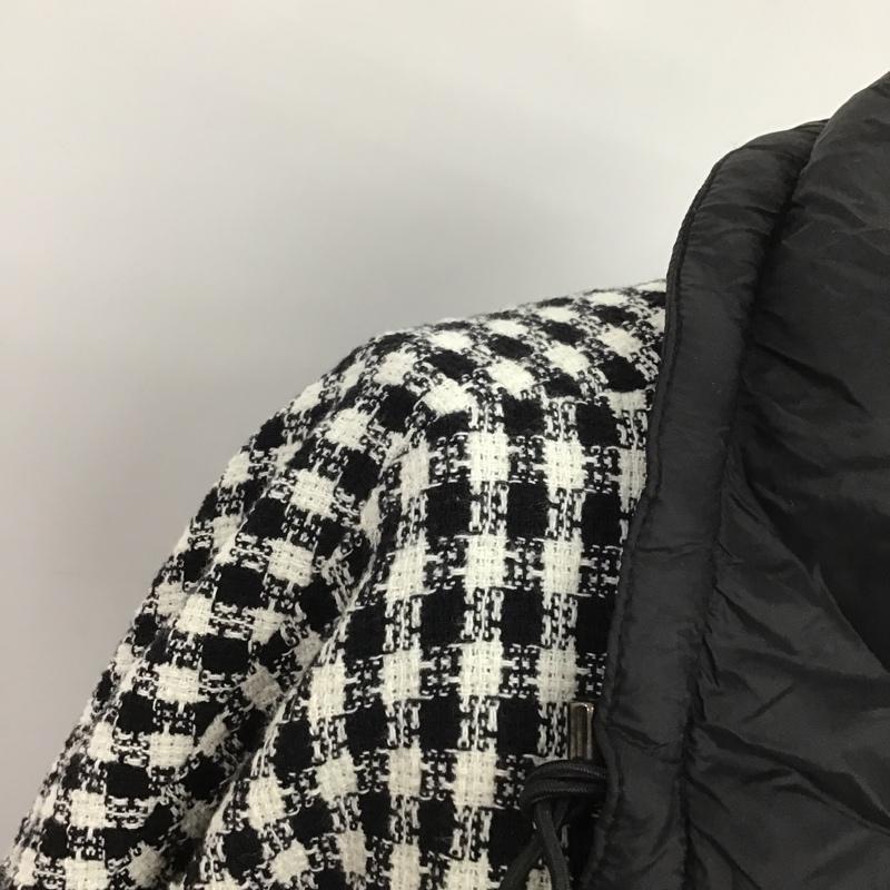 ザラ ZARA ジャケット、上着 ジャケット、ブレザー 2674 400 064 ツイード XS チェック 白 / ホワイト / X 黒 / ブラック / レディース USED 古着 中古 10086802