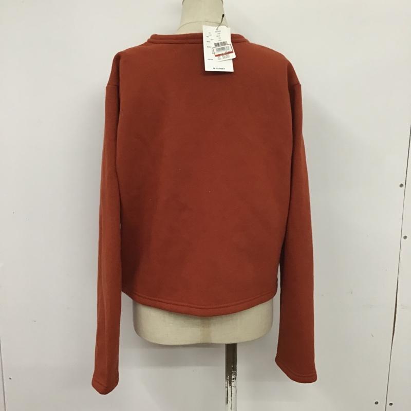 ダブルクローゼット w closet カーディガン 長袖 330658 リングドットボタンスエットクルーカーディガン 裏起毛 FREE 無地 橙 / オレンジ / レディース USED 古着 中古 10086806