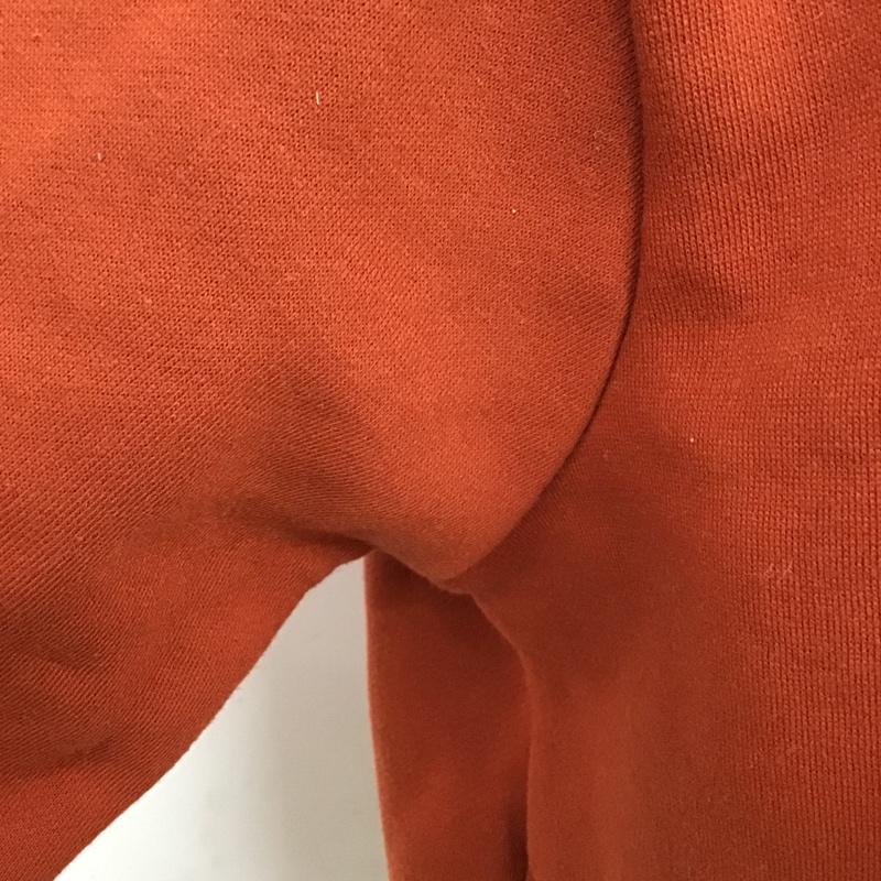 ダブルクローゼット w closet カーディガン 長袖 330658 リングドットボタンスエットクルーカーディガン 裏起毛 FREE 無地 橙 / オレンジ / レディース USED 古着 中古 10086806