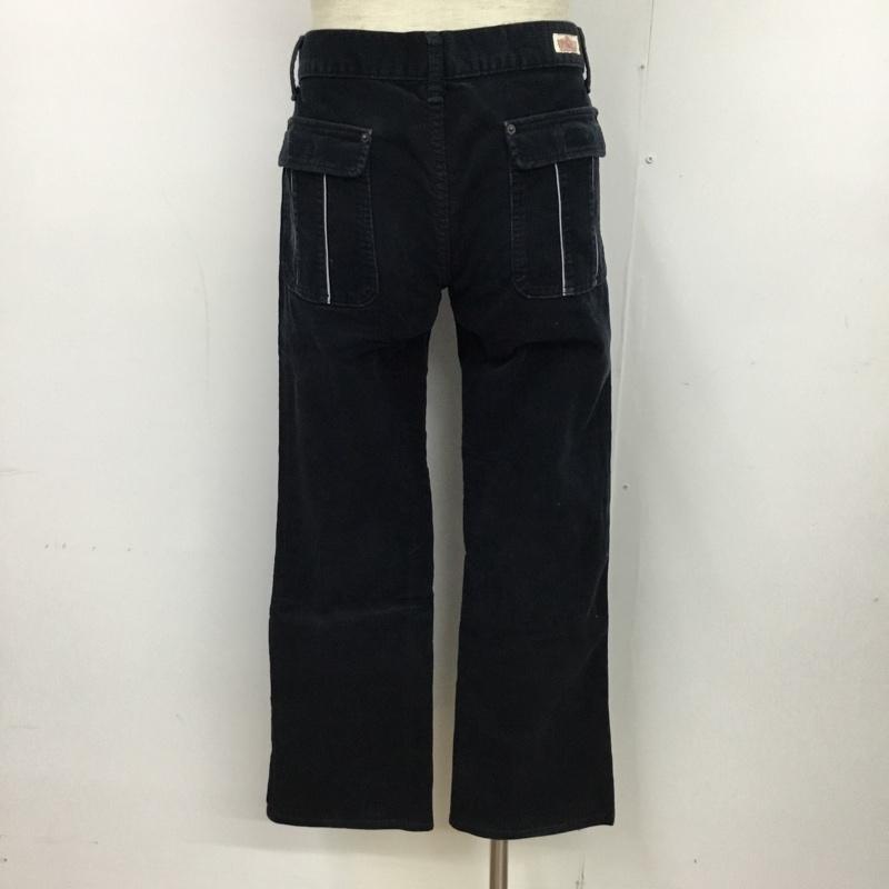 ハリウッドランチマーケット HRMARKET ボトムス ボトムス コーデュロイパンツ 無地 紺 / ネイビー / メンズ USED 古着 中古 10086945