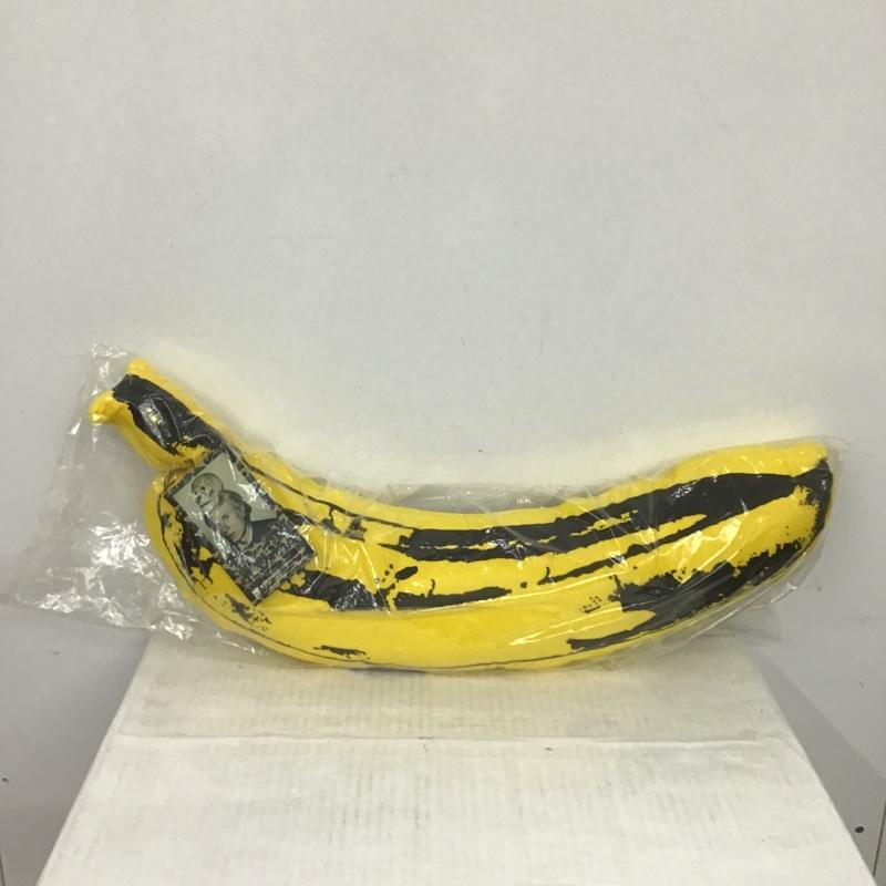 アベイシングエイプ A BATHING APE ファッション小物 ファッション小物 ABC CAMO BANANA CUSHION クッション バナナ MEDICOM TOY ANDY WARHOL 黄 / イエロー / X 黒 / ブラック / メンズ USED 古着 中古 10086978