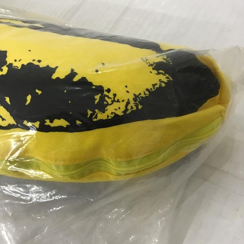 アベイシングエイプ A BATHING APE ファッション小物 ファッション小物 ABC CAMO BANANA CUSHION クッション バナナ MEDICOM TOY ANDY WARHOL 黄 / イエロー / X 黒 / ブラック / メンズ USED 古着 中古 10086978