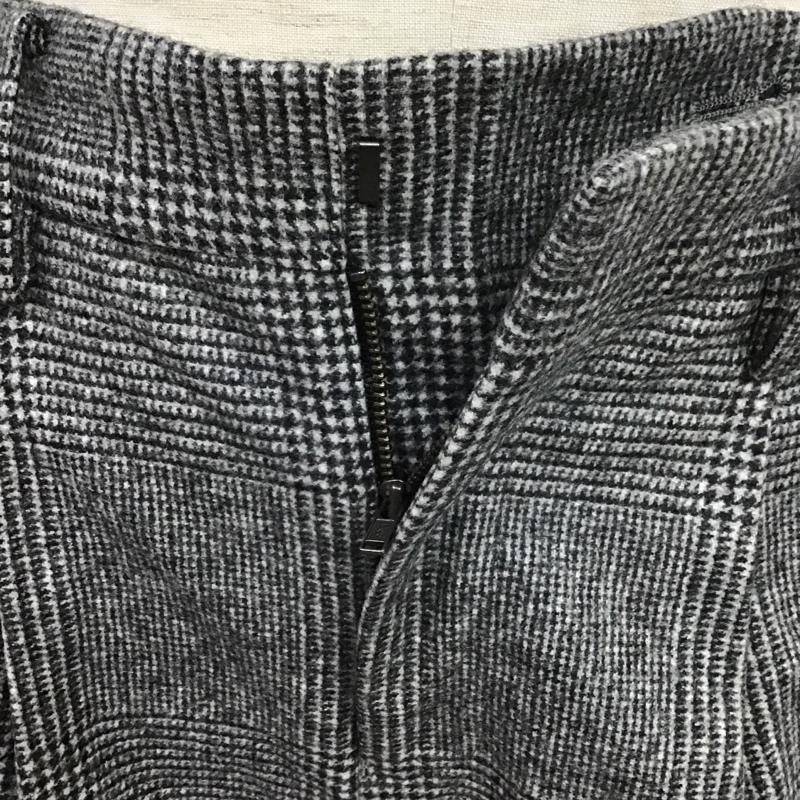 シップス SHIPS パンツ スラックス タック 千鳥格子 黒 / ブラック / X 白 / ホワイト / メンズ USED 古着 中古 10087026
