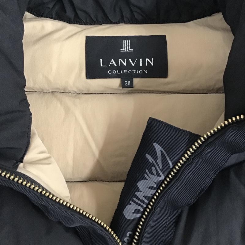 ランバン LANVIN ジャケット、上着 ダウンジャケット 2983103 38 無地 黒 / ブラック / レディース USED 古着 中古 10087117