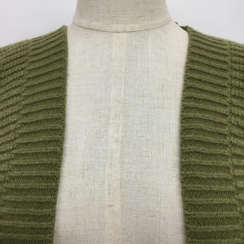 フリークスストア FREAK'S STORE カーディガン 長袖 214-3375 ボレロ FREE 無地 カーキ / カーキ / レディース USED 古着 中古 10087130