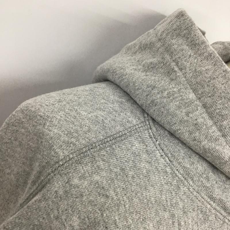 アベイシングエイプ A BATHING APE パーカー 長袖 プルオーバー 裏起毛 M プリント 灰 / グレー / メンズ USED 古着 中古 10087165