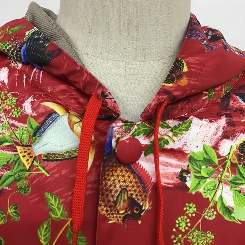 アレキサンダーリーチャン AlexanderLeeChang ウェア ウェア AC-031701 TROPICAL RAIN COAT 3 総柄 赤 / レッド / メンズ USED 古着 中古 10087175
