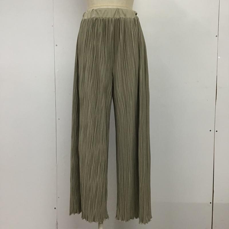 フリークスストア FREAK'S STORE ボトムス ボトムス プリーツパンツ FREE 無地 ベージュ / ベージュ / レディース USED 古着 中古 10087243
