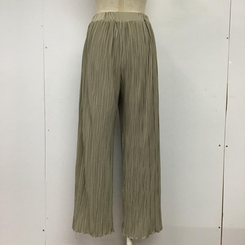フリークスストア FREAK'S STORE ボトムス ボトムス プリーツパンツ FREE 無地 ベージュ / ベージュ / レディース USED 古着 中古 10087243