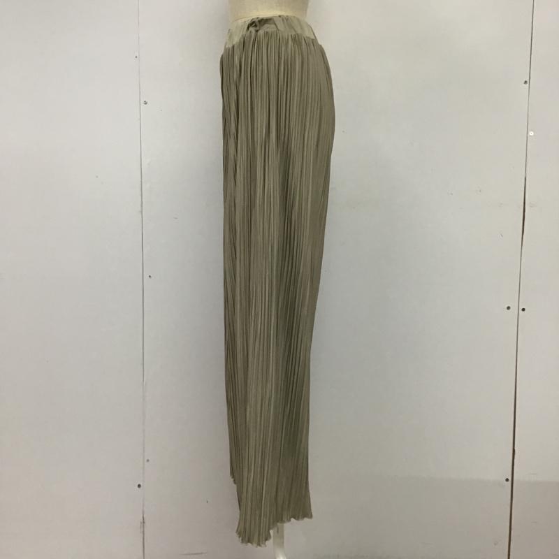 フリークスストア FREAK'S STORE ボトムス ボトムス プリーツパンツ FREE 無地 ベージュ / ベージュ / レディース USED 古着 中古 10087243