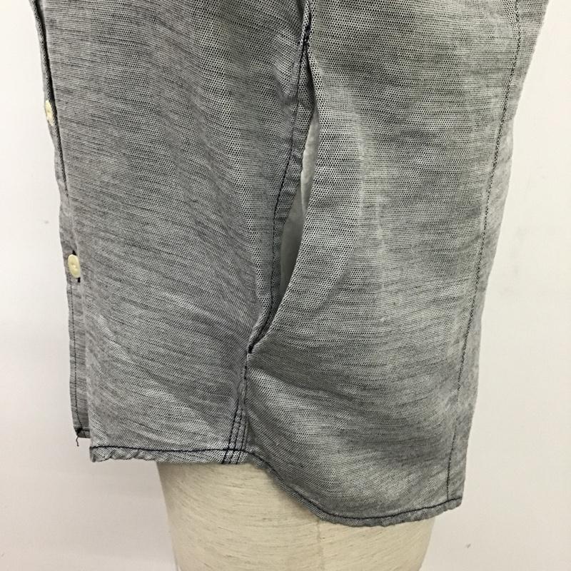 ディーゼル DIESEL シャツ、ブラウス 長袖 フード付きシャツ S ロゴ、文字 灰 / グレー / メンズ USED 古着 中古 10087244