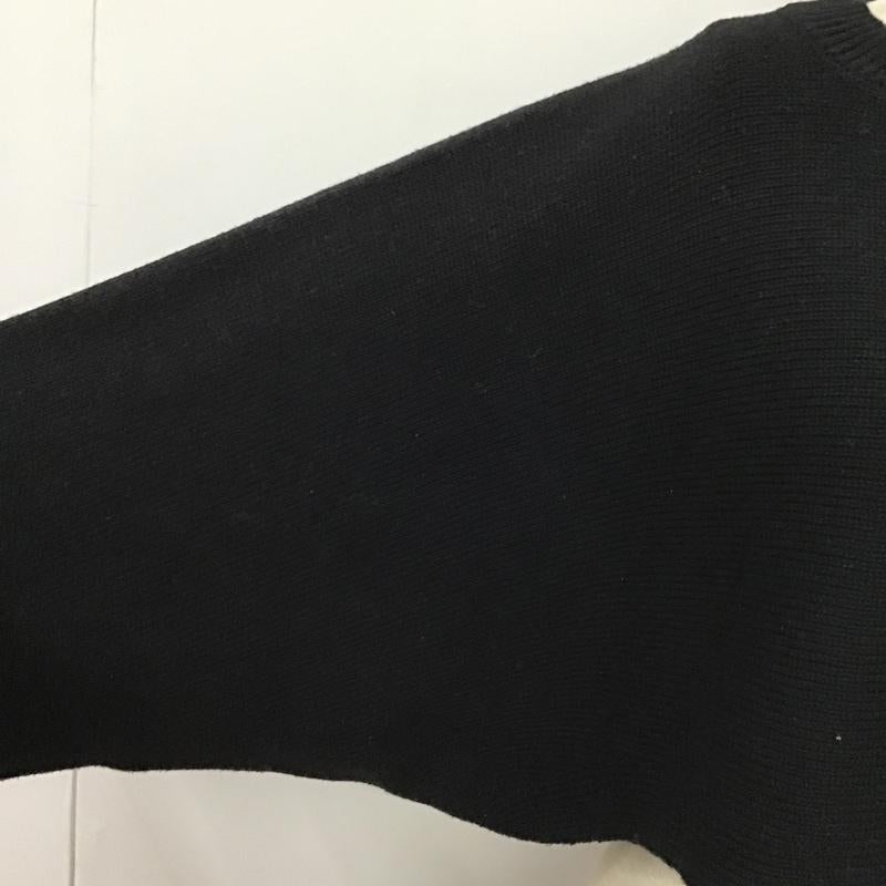 ローリーズファーム LOWRYS FARM ニット、セーター 長袖 FREE 無地 黒 / ブラック / レディース USED 古着 中古 10087255