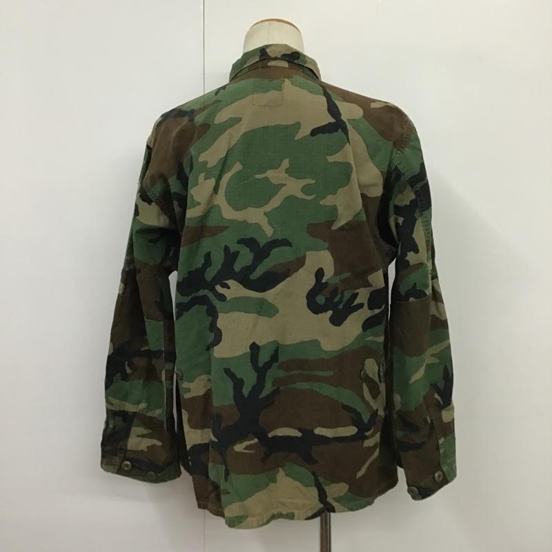 古着 USED ジャケット、上着 ジャケット、ブレザー ミリタリー シャツジャケット カモフラージュ柄・迷彩 黒 / ブラック / X 茶 / ブラウン / X ベージュ / ベージュ / X カーキ / カーキ / メンズ USED 古着 中古 10087276