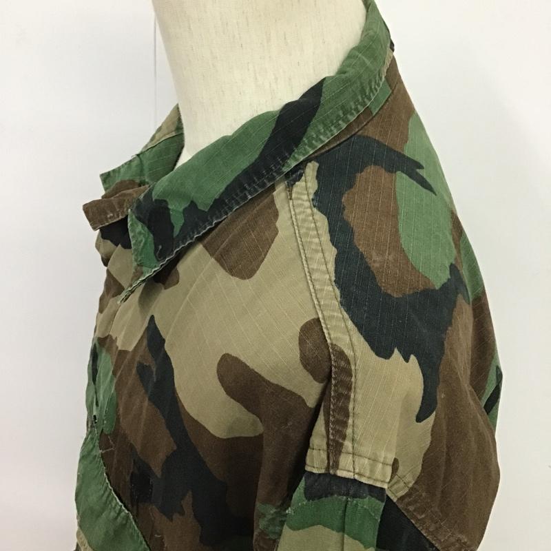 古着 USED ジャケット、上着 ジャケット、ブレザー ミリタリー シャツジャケット カモフラージュ柄・迷彩 黒 / ブラック / X 茶 / ブラウン / X ベージュ / ベージュ / X カーキ / カーキ / メンズ USED 古着 中古 10087276