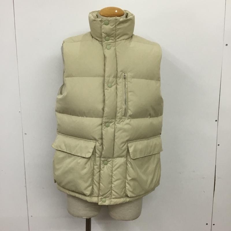 ヘッドポータープラス HEAD PORTER PLUS ベスト ベスト ダウンベスト リバーシブル L 無地 アイボリー / アイボリー / メンズ USED 古着 中古 10087290