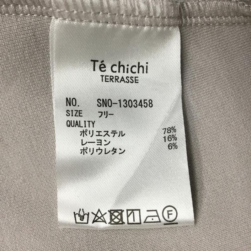 テチチ Techichi ジャケット、上着 ジャケット、ブレザー 1303458 ダンボールYカラーブルゾン FREE 無地 灰 / グレー / レディース USED 古着 中古 10087303