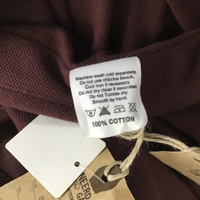 クーティープロダクションズ COOTIE PRODUCTIONS ポロシャツ 半袖 XL 無地 えんじ / ワインレッド / メンズ USED 古着 中古 10087310