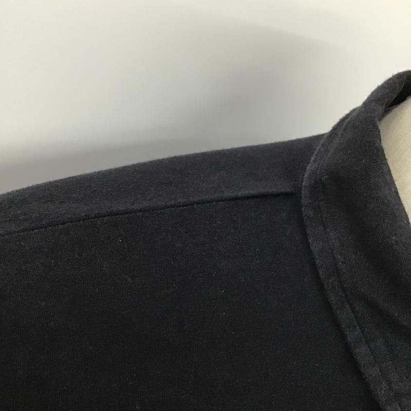 ディーゼル DIESEL ポロシャツ 半袖 S プリント 黒 / ブラック / メンズ USED 古着 中古 10087311